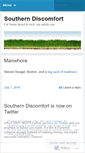 Mobile Screenshot of discomfort.wordpress.com