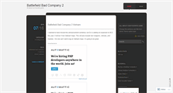 Desktop Screenshot of battlefieldbc2.wordpress.com