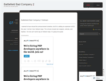 Tablet Screenshot of battlefieldbc2.wordpress.com