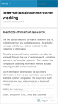 Mobile Screenshot of internationalcommercenetworking.wordpress.com