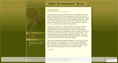 Desktop Screenshot of erinhumphries.wordpress.com