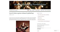 Desktop Screenshot of 9ladiesdancingproductions.wordpress.com