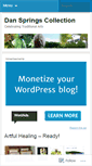 Mobile Screenshot of danspringscollection.wordpress.com