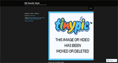 Desktop Screenshot of billkaulitzstyle.wordpress.com