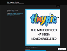 Tablet Screenshot of billkaulitzstyle.wordpress.com