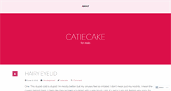 Desktop Screenshot of catiecake.wordpress.com