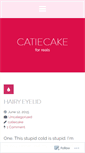 Mobile Screenshot of catiecake.wordpress.com