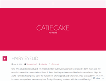 Tablet Screenshot of catiecake.wordpress.com