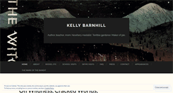 Desktop Screenshot of kellybarnhill.wordpress.com