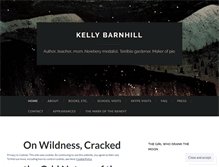 Tablet Screenshot of kellybarnhill.wordpress.com