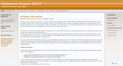 Desktop Screenshot of commoncauselocal2627.wordpress.com
