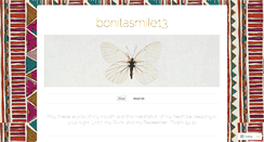 Desktop Screenshot of bonitasmile13.wordpress.com