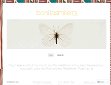 Tablet Screenshot of bonitasmile13.wordpress.com