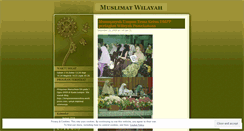 Desktop Screenshot of muslimatwp.wordpress.com