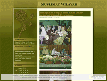 Tablet Screenshot of muslimatwp.wordpress.com
