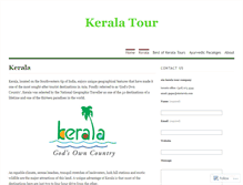 Tablet Screenshot of kerelatour.wordpress.com