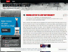 Tablet Screenshot of bloghogginwitskip.wordpress.com