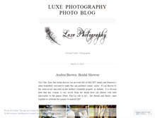 Tablet Screenshot of luxephotoblog.wordpress.com