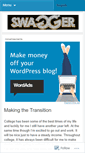 Mobile Screenshot of collegeswagger.wordpress.com