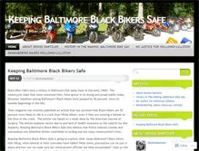 Tablet Screenshot of keepingbaltimoreblackbikerssafe.wordpress.com