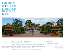 Tablet Screenshot of fairfieldlocalstudies.wordpress.com