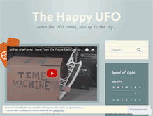 Tablet Screenshot of happyufo.wordpress.com