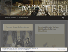 Tablet Screenshot of misteridunia.wordpress.com