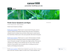 Tablet Screenshot of cancer1958.wordpress.com