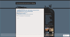 Desktop Screenshot of carlosandrescamo.wordpress.com