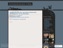 Tablet Screenshot of carlosandrescamo.wordpress.com