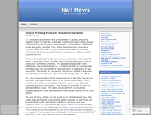 Tablet Screenshot of nailnews.wordpress.com