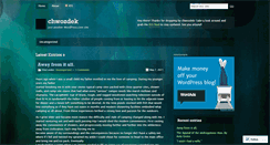 Desktop Screenshot of chwozdek.wordpress.com