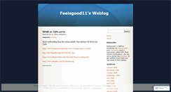 Desktop Screenshot of feelsgood11.wordpress.com