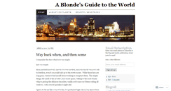 Desktop Screenshot of ablondesguidetotheworld.wordpress.com