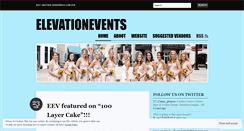 Desktop Screenshot of elevationevents.wordpress.com