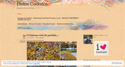 Desktop Screenshot of efeitoscoloridos.wordpress.com