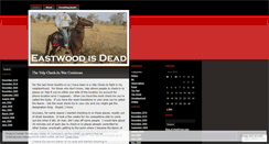 Desktop Screenshot of eastwoodisdead.wordpress.com