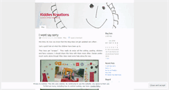 Desktop Screenshot of kiddieskreations.wordpress.com
