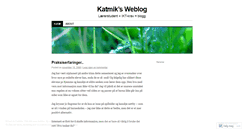 Desktop Screenshot of katmik.wordpress.com