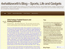 Tablet Screenshot of 4whatitzworth.wordpress.com