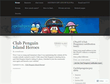 Tablet Screenshot of cpclubpenguincpx2.wordpress.com