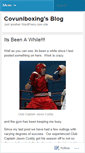 Mobile Screenshot of covuniboxing.wordpress.com