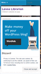 Mobile Screenshot of lessalibrarian.wordpress.com