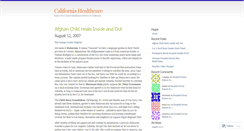 Desktop Screenshot of calhealth.wordpress.com