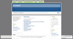 Desktop Screenshot of blog4fm.wordpress.com