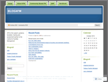 Tablet Screenshot of blog4fm.wordpress.com