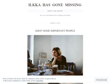 Tablet Screenshot of ilkkahasgonemissing.wordpress.com