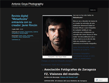 Tablet Screenshot of antoniogoya.wordpress.com