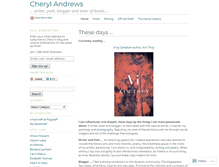 Tablet Screenshot of cherylandrews.wordpress.com