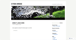 Desktop Screenshot of cydiamods.wordpress.com